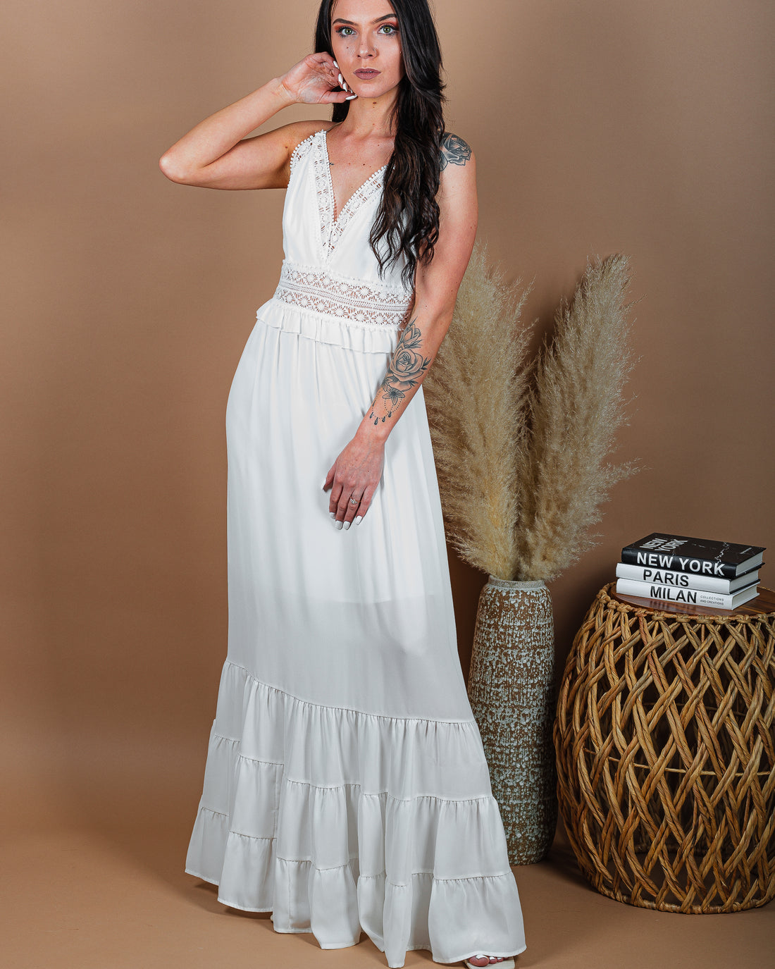 Head Over Heels Tiered Maxi Dress