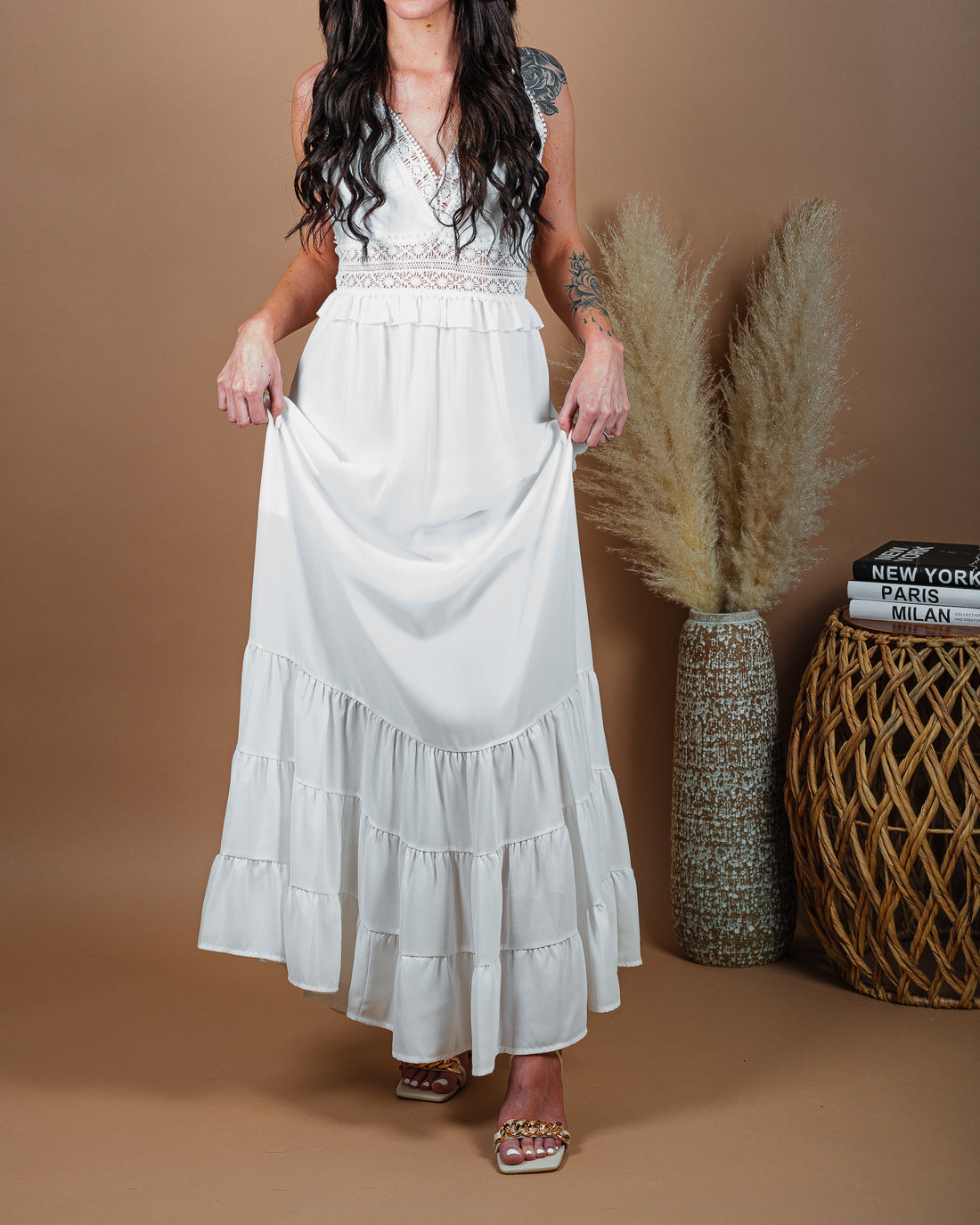 Head Over Heels Tiered Maxi Dress