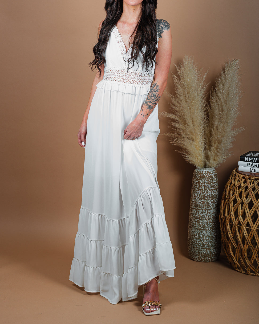 Head Over Heels Tiered Maxi Dress