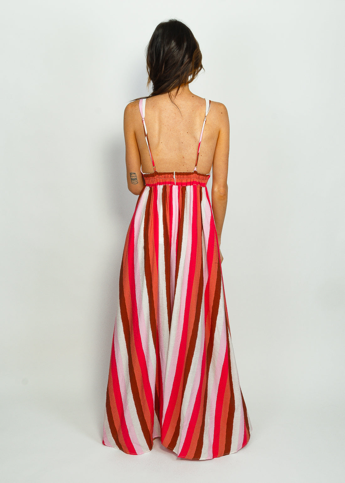 Vibe To This Striped Maxi Dress