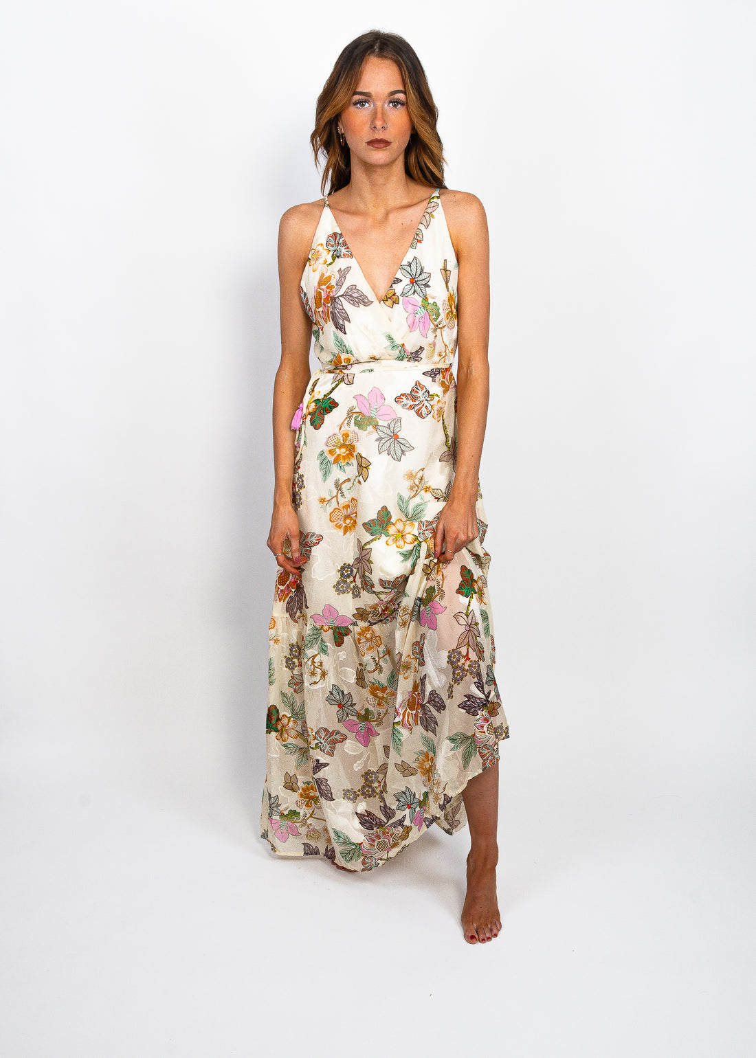 Simply Unforgettable Floral Maxi Dress