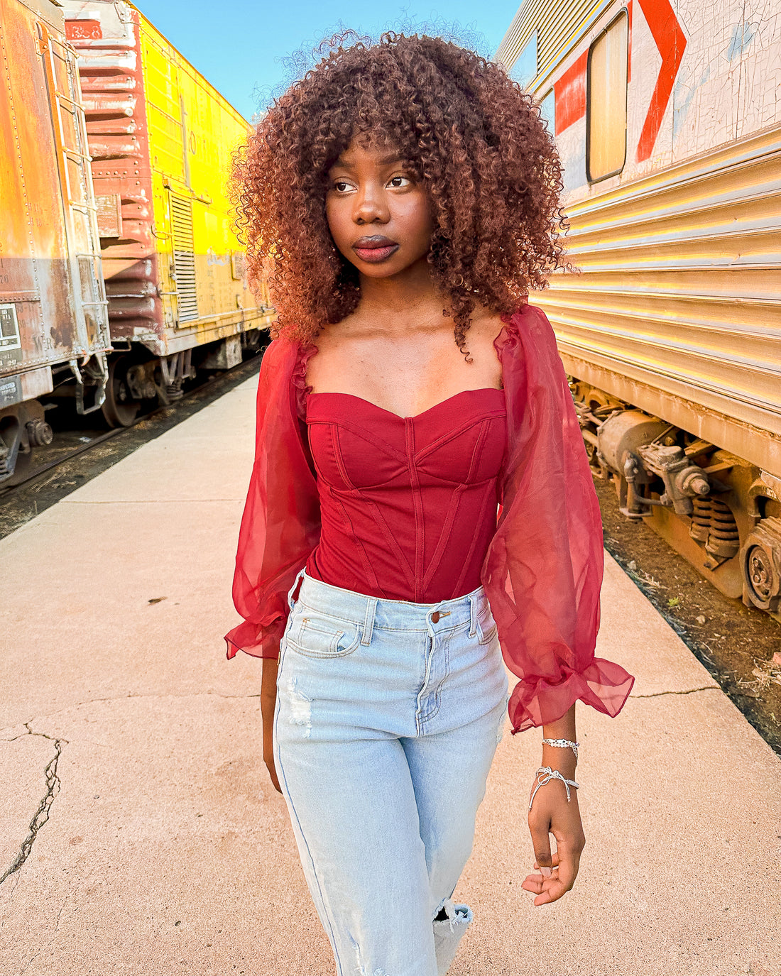 Sweet Side Off The Shoulder Bodysuit