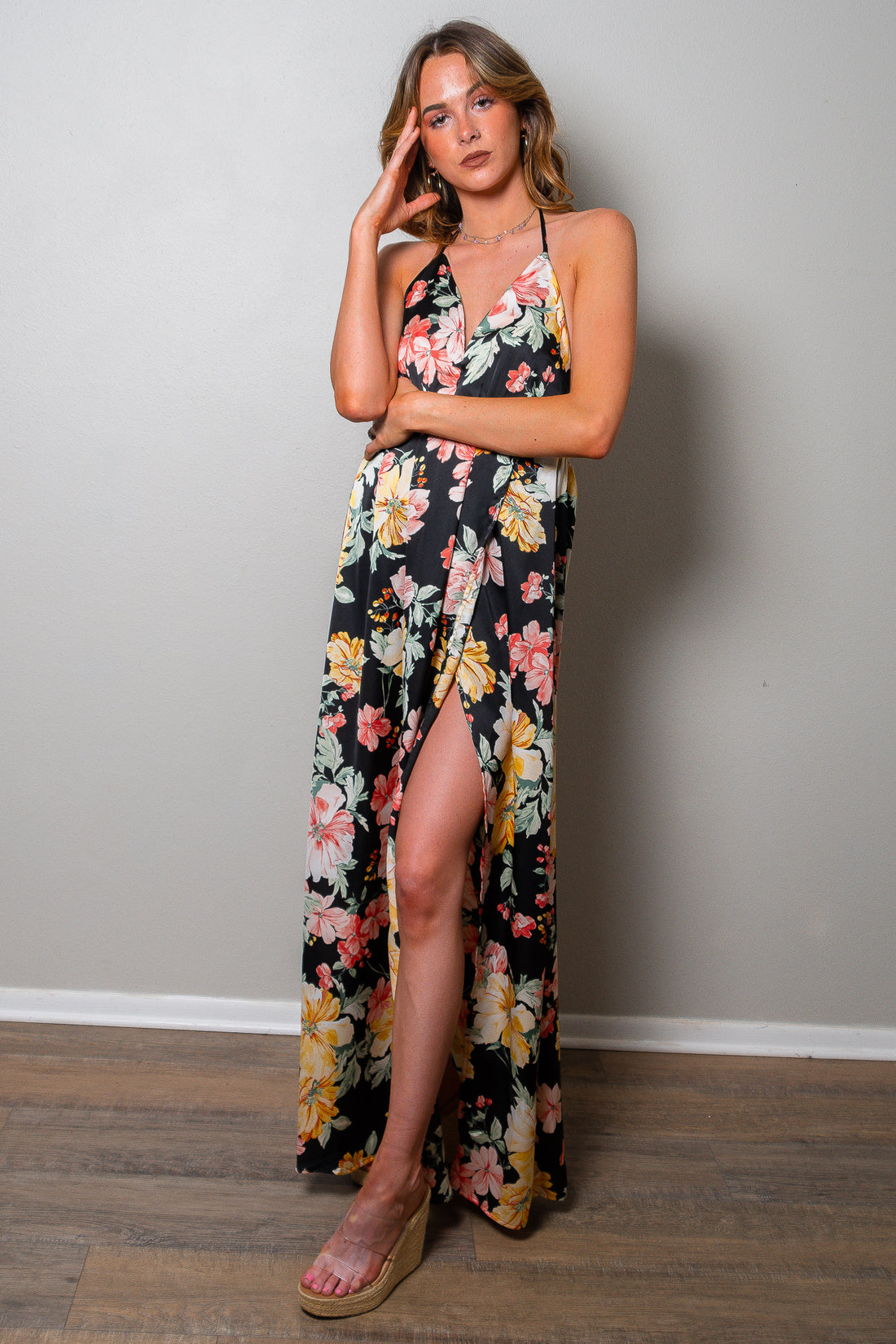 Flower Me With Love Floral Maxi Dress