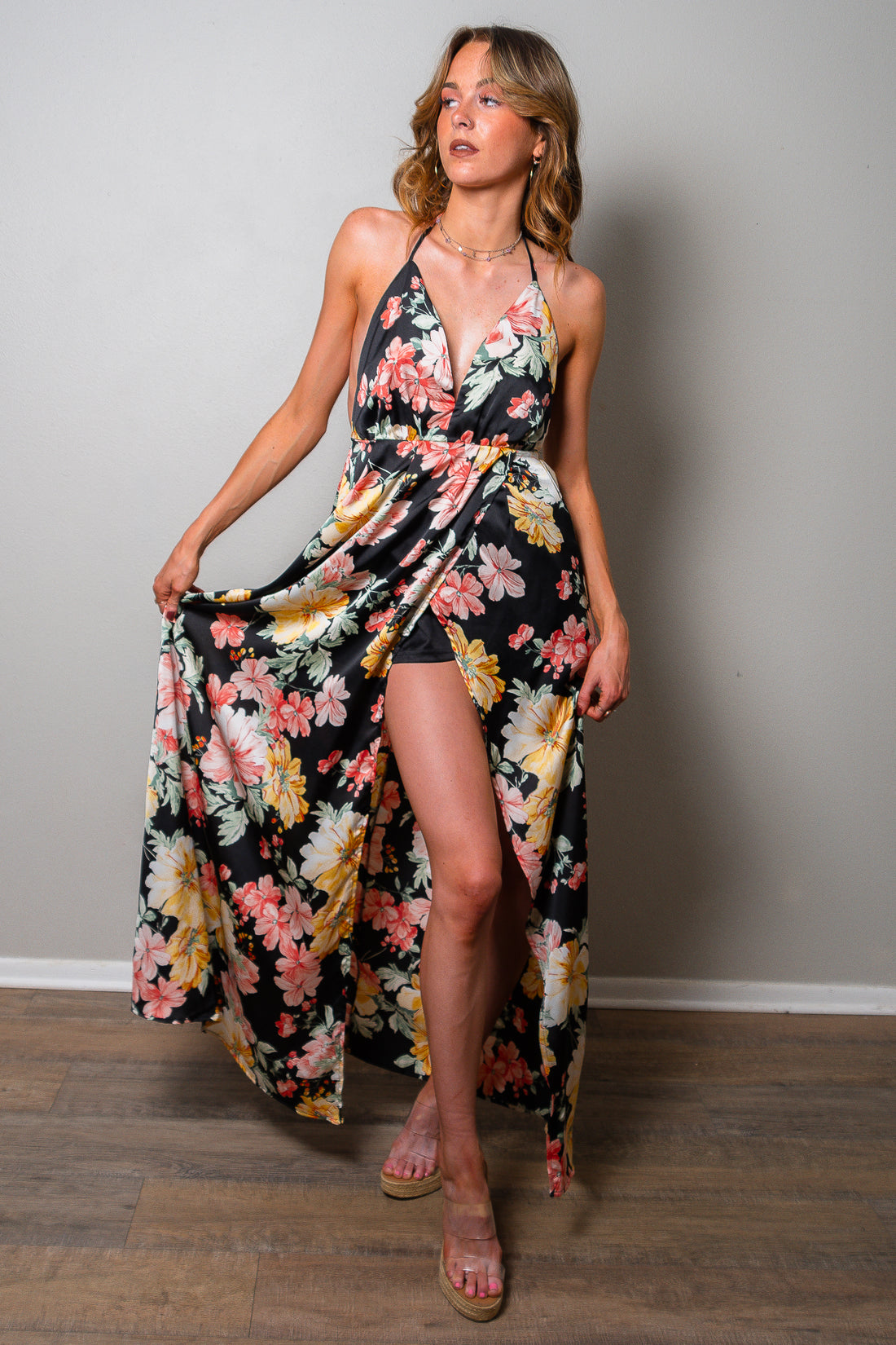 Flower Me With Love Floral Maxi Dress