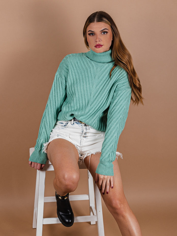 Undivided Attention Turtleneck Sweater