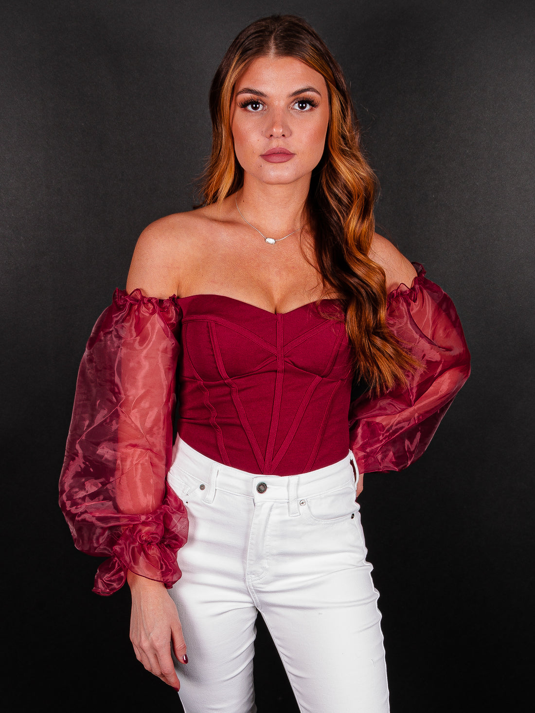 Sweet Side Off The Shoulder Bodysuit