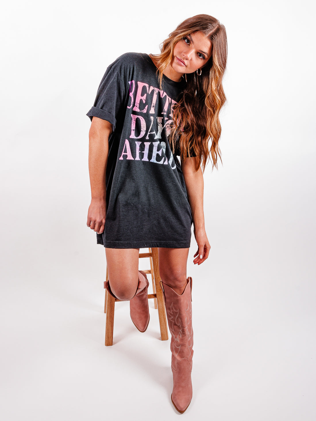 Better Days Ahead Oversized Graphic Tee