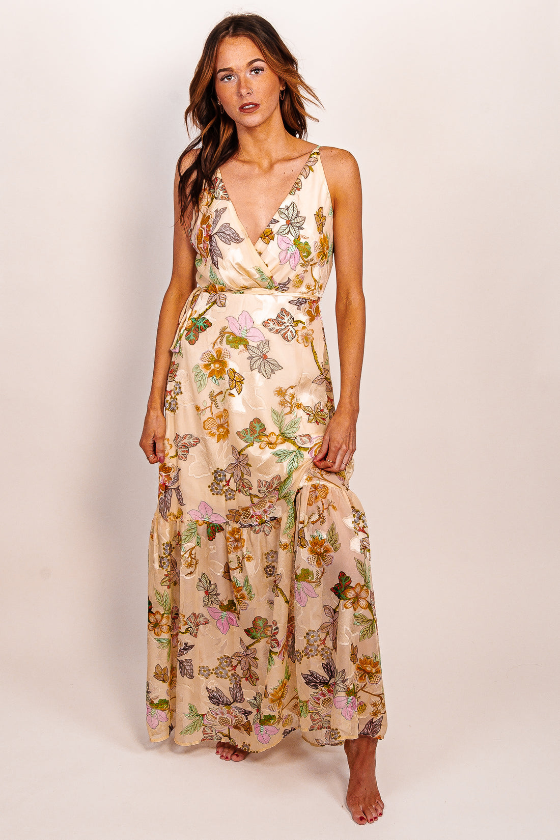 Simply Unforgettable Floral Maxi Dress