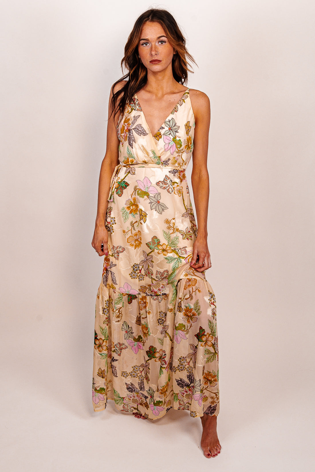 Simply Unforgettable Floral Maxi Dress