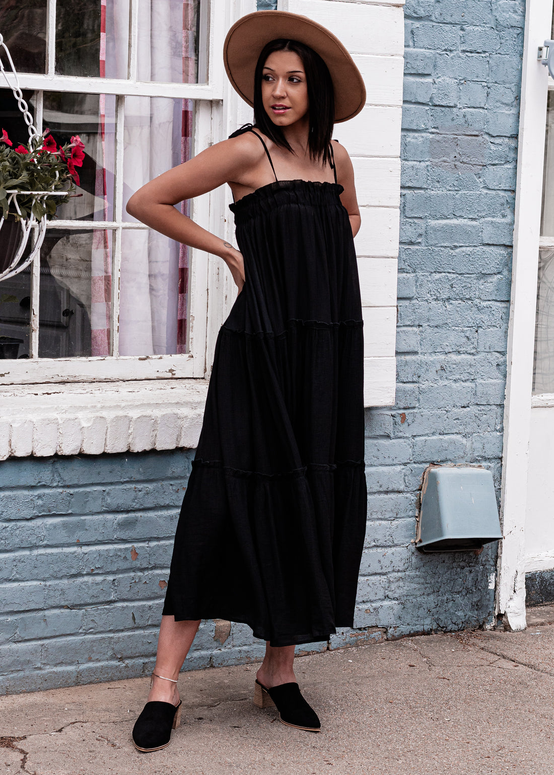 Happy Hour Tiered Midi Dress - Truelynn Clothing Company