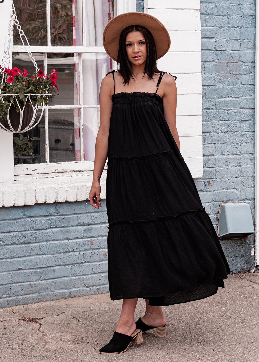 Happy Hour Tiered Midi Dress - Truelynn Clothing Company