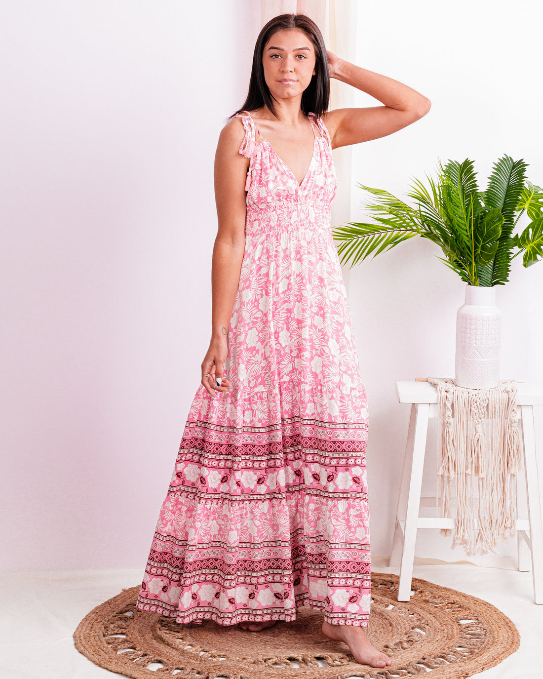 Can't Get Past This Moment Floral Maxi Dress - Truelynn Clothing Company