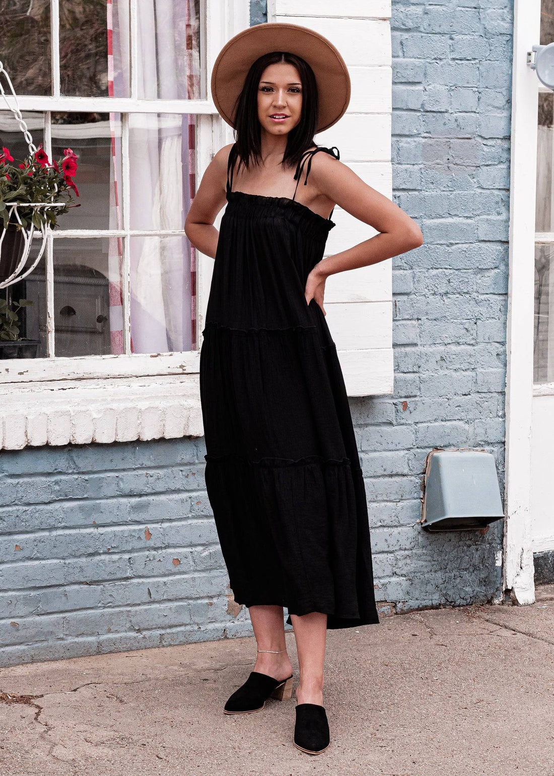 Happy Hour Tiered Midi Dress