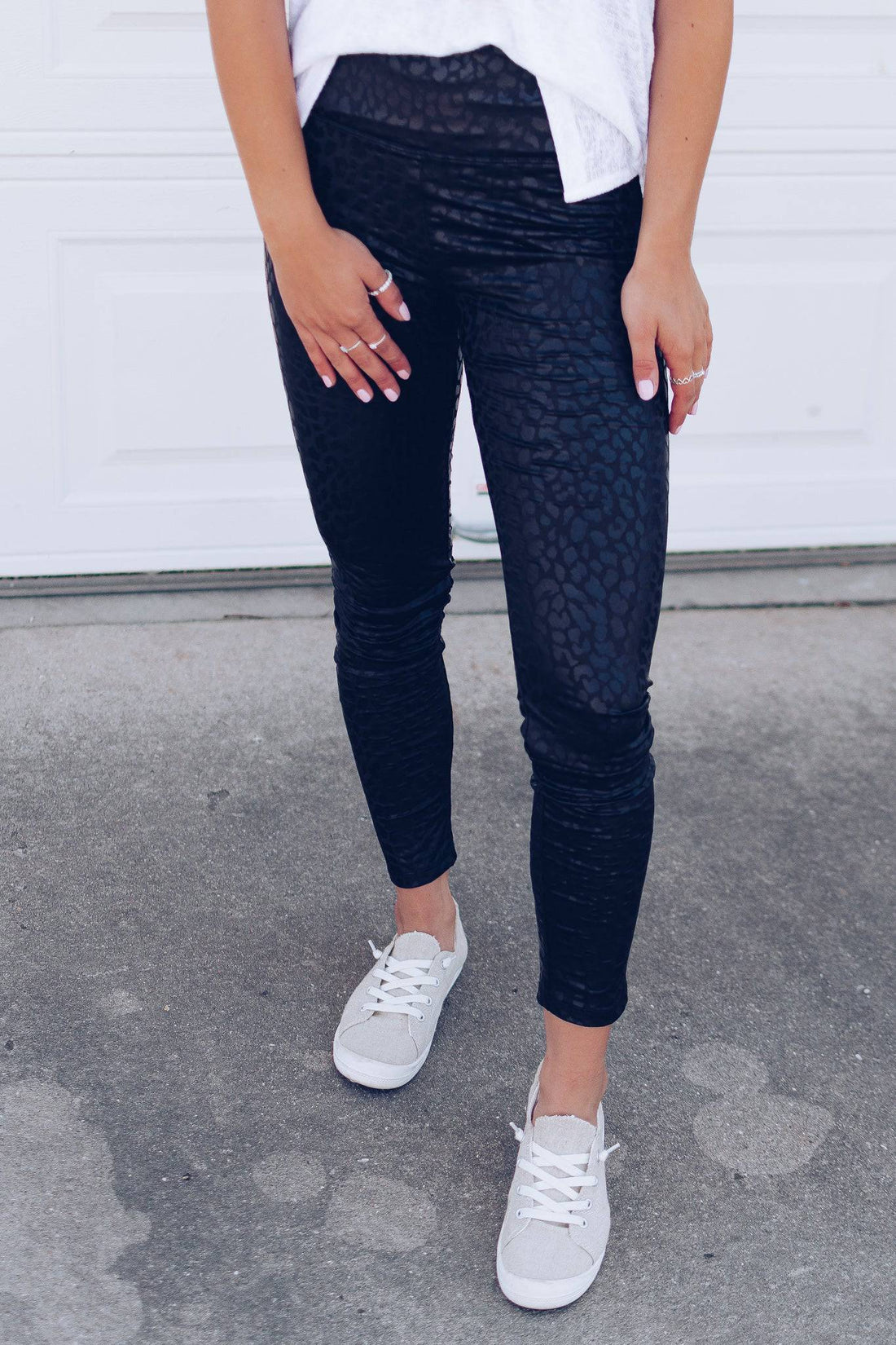 Sleekin' It High Rise Leopard Leggings